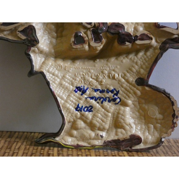 Vintage Burwood Products Co. Flower Baskets Hand Painted & Signed By Artist - Picture 3 of 10